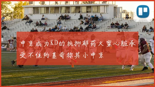 申京成为KD的抗抑郁药火蜜心脏承受不住约基奇称其小申京